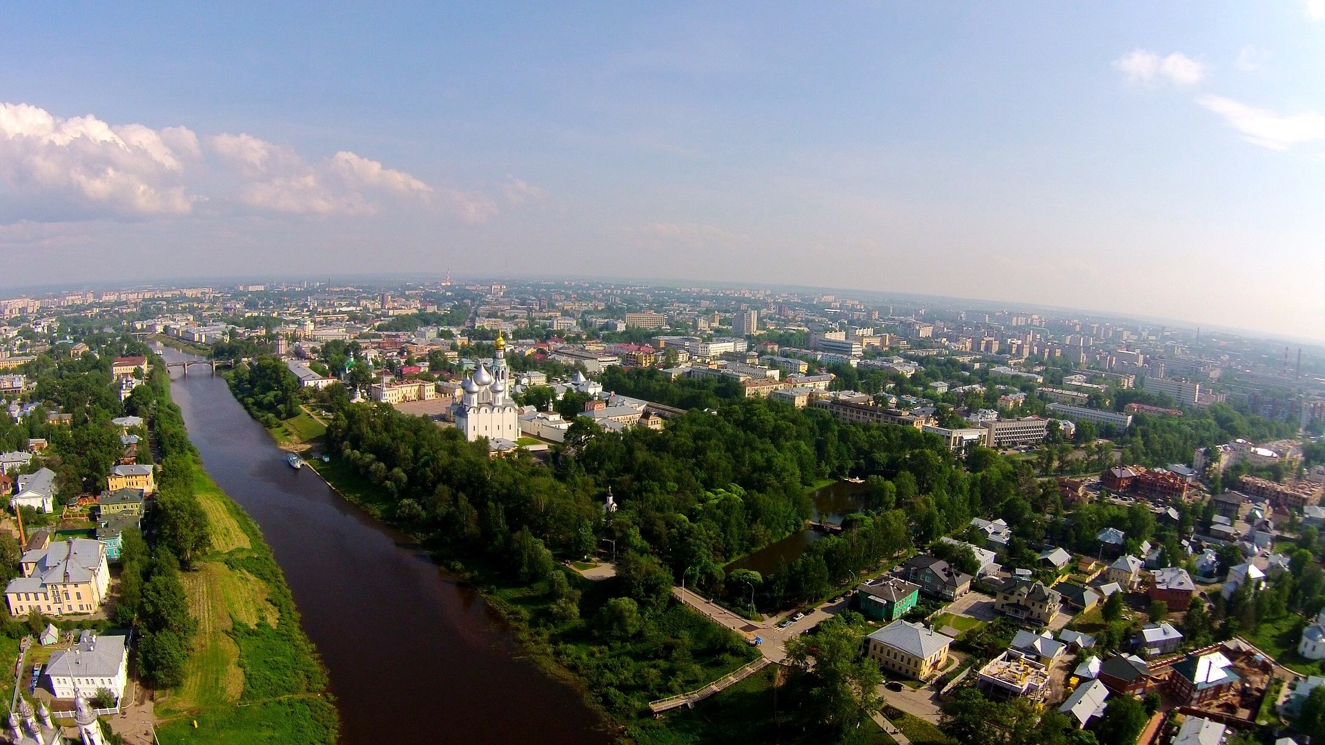 Вологда фото сверху