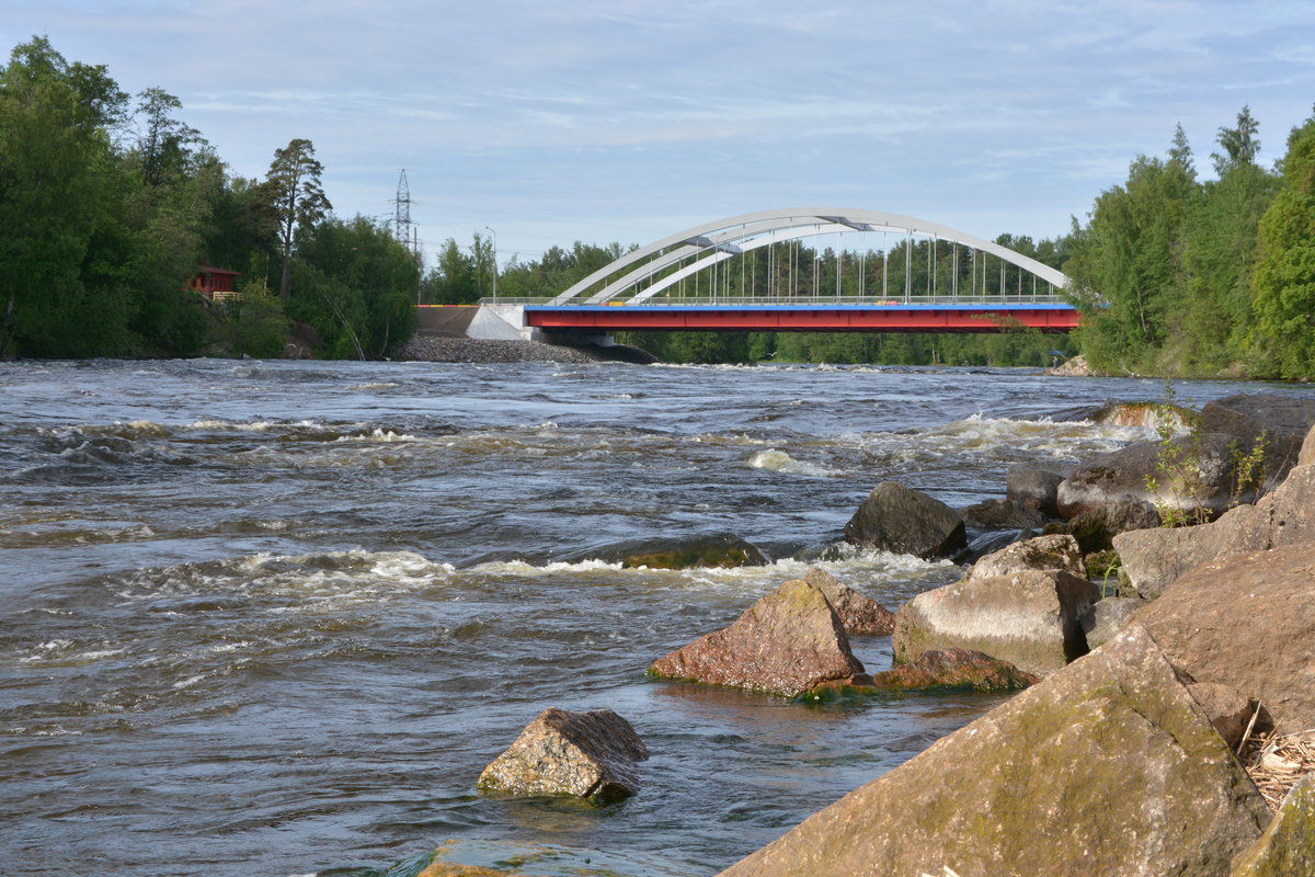 Вуокса река мостки