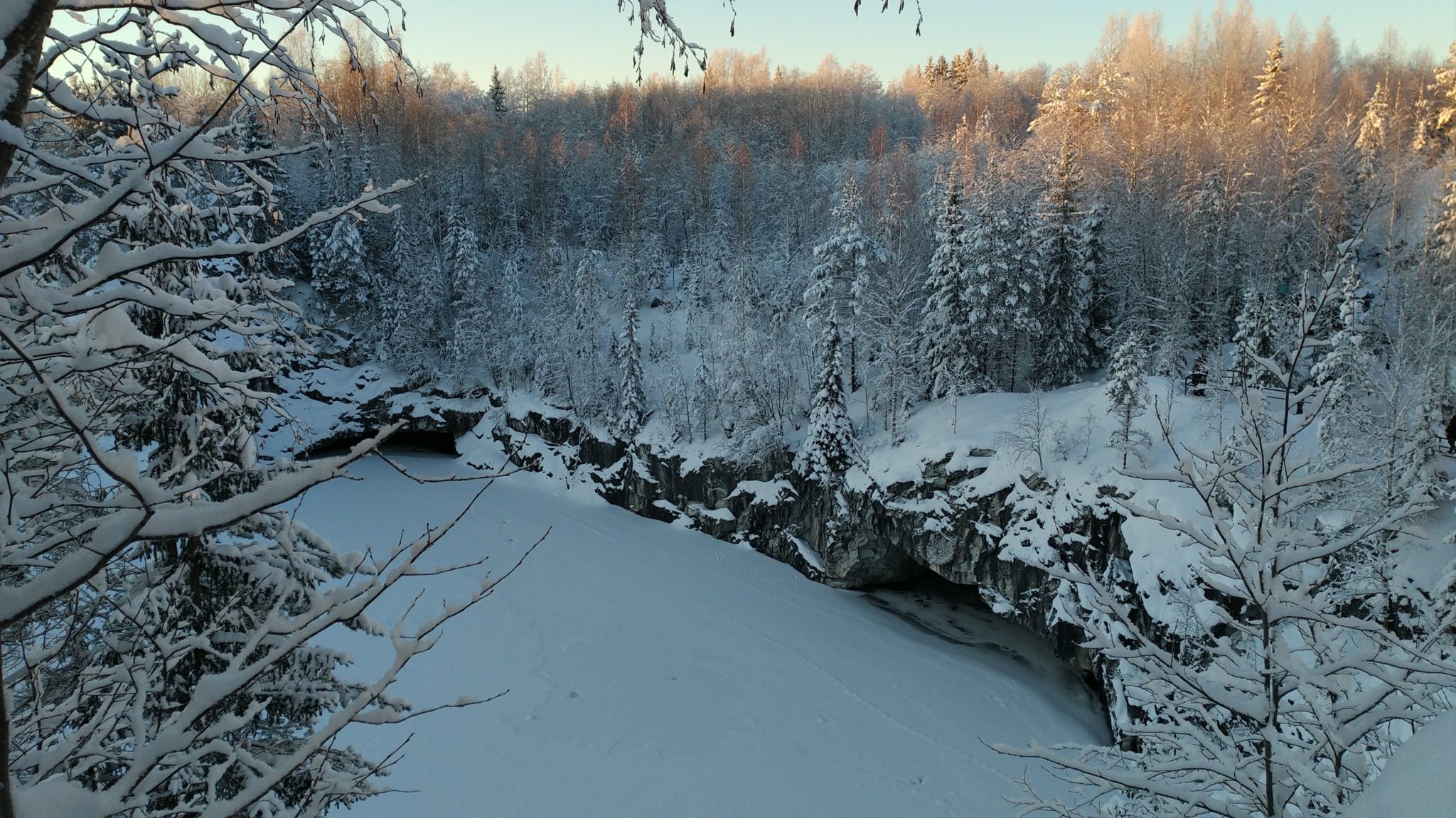 Делянка Карелия зимой