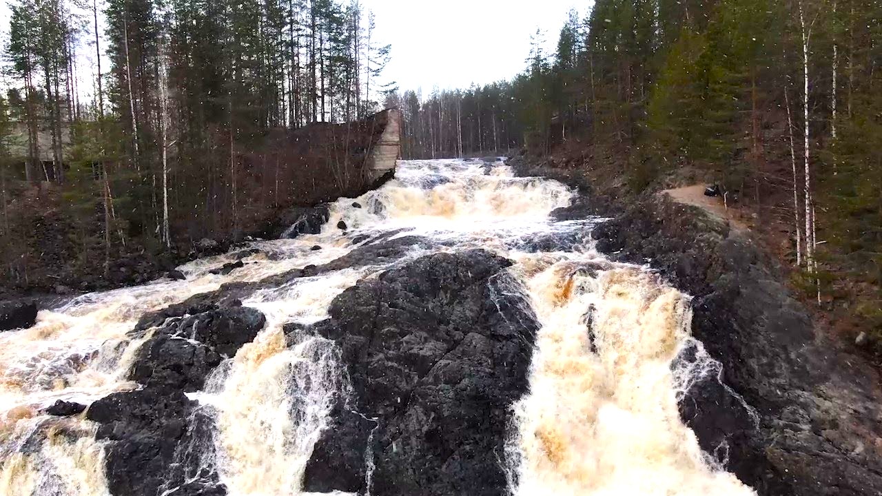 Водопады Карелии